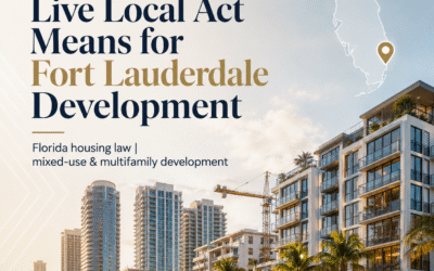 What the Live Local Act Actually Means for Fort Lauderdale Development